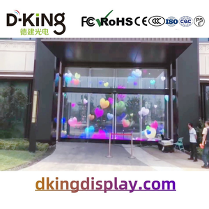 Écran LED flexible en film holographique transparent pour la publicité en vitrine de centre commercial, prend en charge le texte et l'animation - Product Image 6