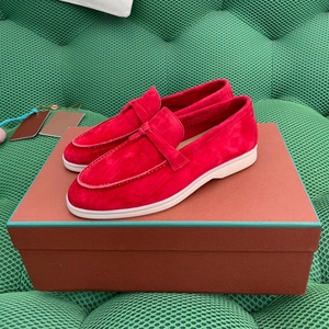 Zapatos de Diseño Neutral - <span class=keywords><strong>Mocasines</strong></span> Hechos de Cuero Genuino y Gamuza - Zapatos de Cuero Genuino de Alta Calidad - Product Image 2