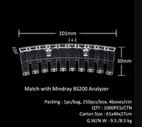 Micro Cuvette Mindray de transparence de plat colorimétrique d'approvisionnement direct d'usine pour le laboratoire et les hôpitaux