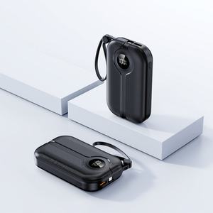 Cargador Portátil para Viajes y Actividades al Aire Libre, Batería Externa de Gran Capacidad de 20000 mAh, Cables Integrados, Carga Rápida PD22.5W, Pantalla LED para Android - Product Image 6