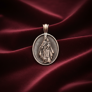 Colgante Retro de San Día de la Virgen María para Hombre, Accesorios Católicos Cristianos, Colgante de Aleación de Zinc Electrochapado, Venta al por Mayor - Product Image 3
