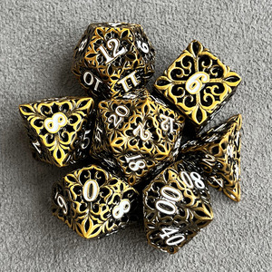 Hollow Dragon Custom D10 Metal Polyhedral Dice para Dnd Game Accessories para <span class=keywords><strong>Dungeons</strong></span> and Dragons <span class=keywords><strong>Desktop</strong></span> RPG Games - Product Image 6