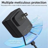 Chargeur d'alimentation HNT CE CCF de haute qualité en plastique ABS 24W 12V 2A avec câble de 1,2 mètre pour caméra LED