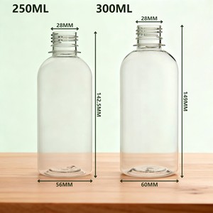 250ml 300ml bán buôn thân thiện với môi Pet rõ ràng chai nước sốt với nhãn tùy chỉnh rỗng cấp thực phẩm nhà hàng nước sốt bao bì chai - Product Image 6