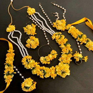 Ensemble de bijoux de mariage islamique élégant et tendance, personnalisable, Mehndi, collier de mariée multicouche en perles faites à la main, Tikka - Product Image 1