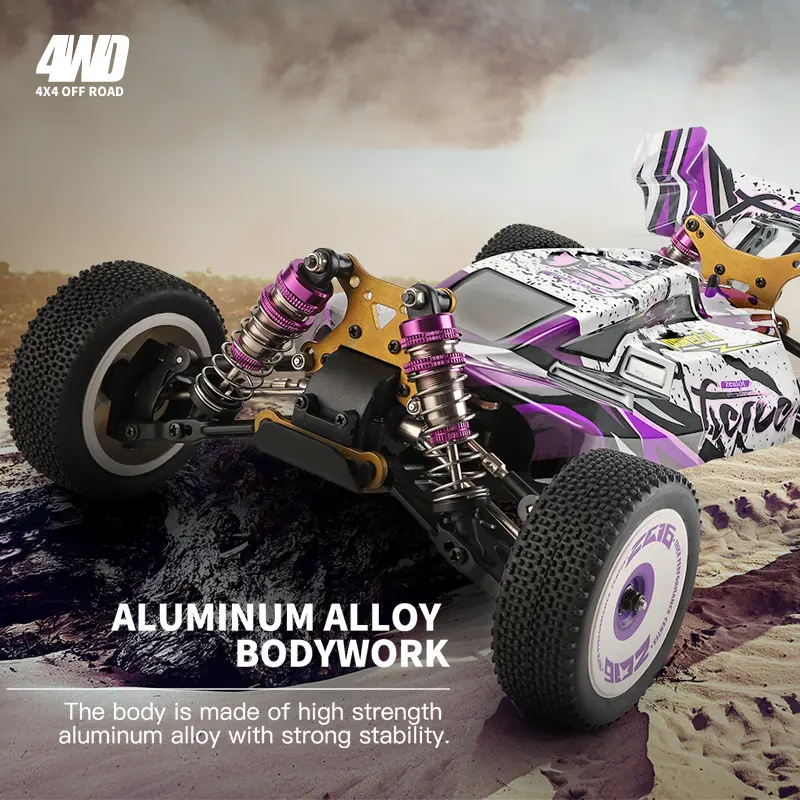 Hot selling Wltoys 124019 2.4G 4WD Buggy RC Car Racing High Speed Metal Chassis Off-Road Drift Hobby Cars
