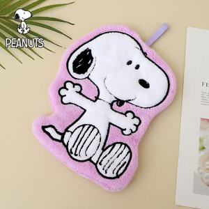Linda Toalla <span class=keywords><strong>de</strong></span> <span class=keywords><strong>Mano</strong></span> con Bordado <span class=keywords><strong>de</strong></span> Snoopy, Absorbente, Gruesa, para Colgar en el Baño o la <span class=keywords><strong>Cocina</strong></span>, Paño Creativo para Lavarse las Manos - Product Image 4