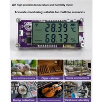 Capteur de température et d'humidité Tuya 612w, hygromètre et thermomètre suspendus pour reptiles d'intérieur