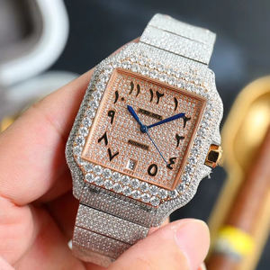 Reloj Mecánico de Lujo con Diamantes Moissanite, Estilo Hip Hop para Hombre - Product Image 6