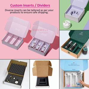 Biểu Tượng Tùy Chỉnh Sóng Bưu Phẩm Tear Dải Hộp Màu In Tự Con Dấu Vận Chuyển Các Tông Dây Kéo Bao Bì Hộp Cho Quần Áo - Product Image 5