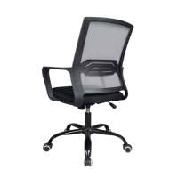 Chaise de bureau de direction ergonomique moderne avec siège en tissu et design nordique, confortable et fonctionnelle pour un usage professionnel