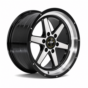 ล้อฟอร์จ LSR674s ขนาด 17x9 18x9 20x9 6x139.7 สำหรับออฟโรด สีดำขัดเงา สำหรับรถยนต์โตโยต้า 4Runner Tacoma - Product Image 1