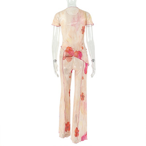 Nuovi Arrivi Primavera 2026: Completo Due Pezzi <span class=keywords><strong>Sexy</strong></span> da Donna con Stampa Digitale - Product Image 5