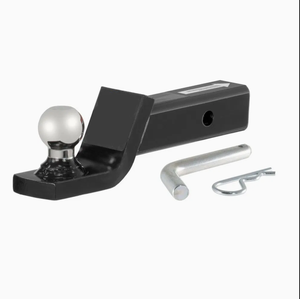 Support de boule d'attelage réversible robuste de 6000 lb avec boule de remorquage de 2 pouces pour récepteur standard de 2 pouces - Product Image 2