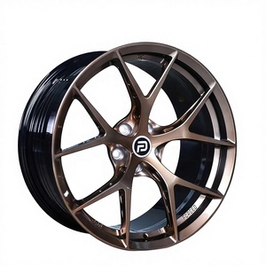 Rueda de Aleación de Aluminio Premium en Stock, Diseño Hueco DG Gold de 19 Pulgadas, PCD 5*112 ET35 para AUDI A5 A6 A7 A8 Q5 Q6 Q7 - Product Image 1