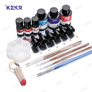 Kit de modification de la gencive simulée <span class=keywords><strong>dentaire</strong></span> KEKR pour céramiques polymérisées/résine d'impression/acrylique PMMA, polymérisation <span class=keywords><strong>à</strong></span> la lumière <span class=keywords><strong>dentaire</strong></span>, glaçage - Product Image 2