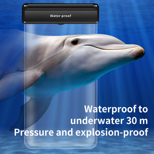 360 Degree HD Transparent Lightweight Eco-friendly <strong>PVC</strong> Phone <strong>Bag</strong> Clamshell <strong>Waterproof</strong> 30m Depth Sensitive Touch Mobile Phones - Product Image 3