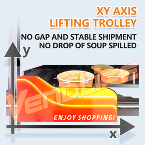 Tùy chỉnh tự Pickup thức ăn nhanh máy bán hàng tự động xem thông qua thông minh thực phẩm đông lạnh lưu trữ Locker cho nhà hàng - Product Image 4