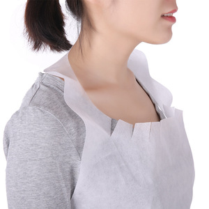 FaSoLa Kitchen Apron White Waterproof Oil Proof Disposable For Adults Children Catering BBQ Cooking - Product Image 2