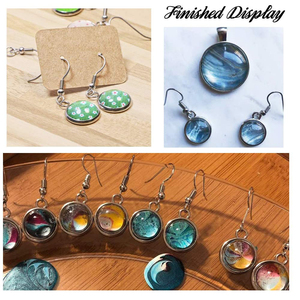 Bông Tai Bezel Blanks Ear Wire Hook Thiết Lập <span class=keywords><strong>Cabochon</strong></span> Thiết Lập Thép Không Gỉ Dangle Vòng Khay Cơ Sở Để Làm Đồ Trang Sức - Product Image 5