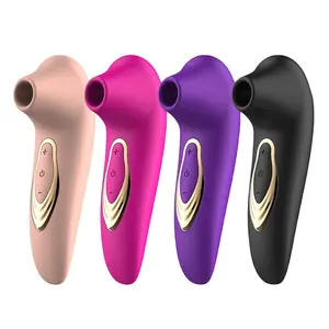 Sem fio Portátil À Prova D' Água Massageador Varinha-Food Grade Silicone,USB Recarregável Poderoso, mas Calma Sugando Brinquedos