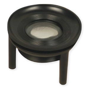 Trépied en plastique noir avec loupe 10x pour la fabrication de bijoux (bagues, boucles d'oreilles, colliers, bracelets) - Product Image 1