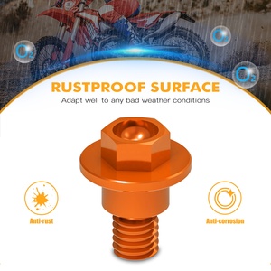 NiceCNC-tornillos de protección de horquilla delantera, pernos para KTM <span class=keywords><strong>250</strong></span>, 300, 350, 450, 500, SXF, XC, EXC, 2000, 2020, 2021, <span class=keywords><strong>2022</strong></span>, M6 X 12, 6 uds. - Product Image 4