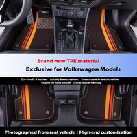 Alfombrillas de Coche Personalizadas de 3 Piezas, de Cuero Nappa Grueso, Impermeables y Antideslizantes, Juego Completo para Ranger, Protección Interior para Vehículos de Lujo