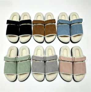 Sandalias de invierno de felpa para mujer, zapatos de mujer, chaussures femme, pantuflas, zapatos de mujer, sandalias para mujer - Product Image 1