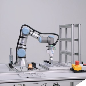 Station de travail collaborative pour robot de préhension et de placement, bras robotique universel UR5E UR10E, préhenseur robotique SMC RTS-200, système de formation en robotique - Product Image 5