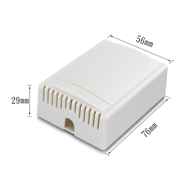 ABS Plastic Electronics Smoke Detector Enclosure Customization Smart Home Kitchen Gas Detector Housing Plastic Junction Box