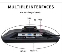Nouvel écran tactile capacitif de 15 pouces 4:3, étanche IP65, boîtier métallique, moniteur TFT LCD, PC kiosque, système POS industriel, USB