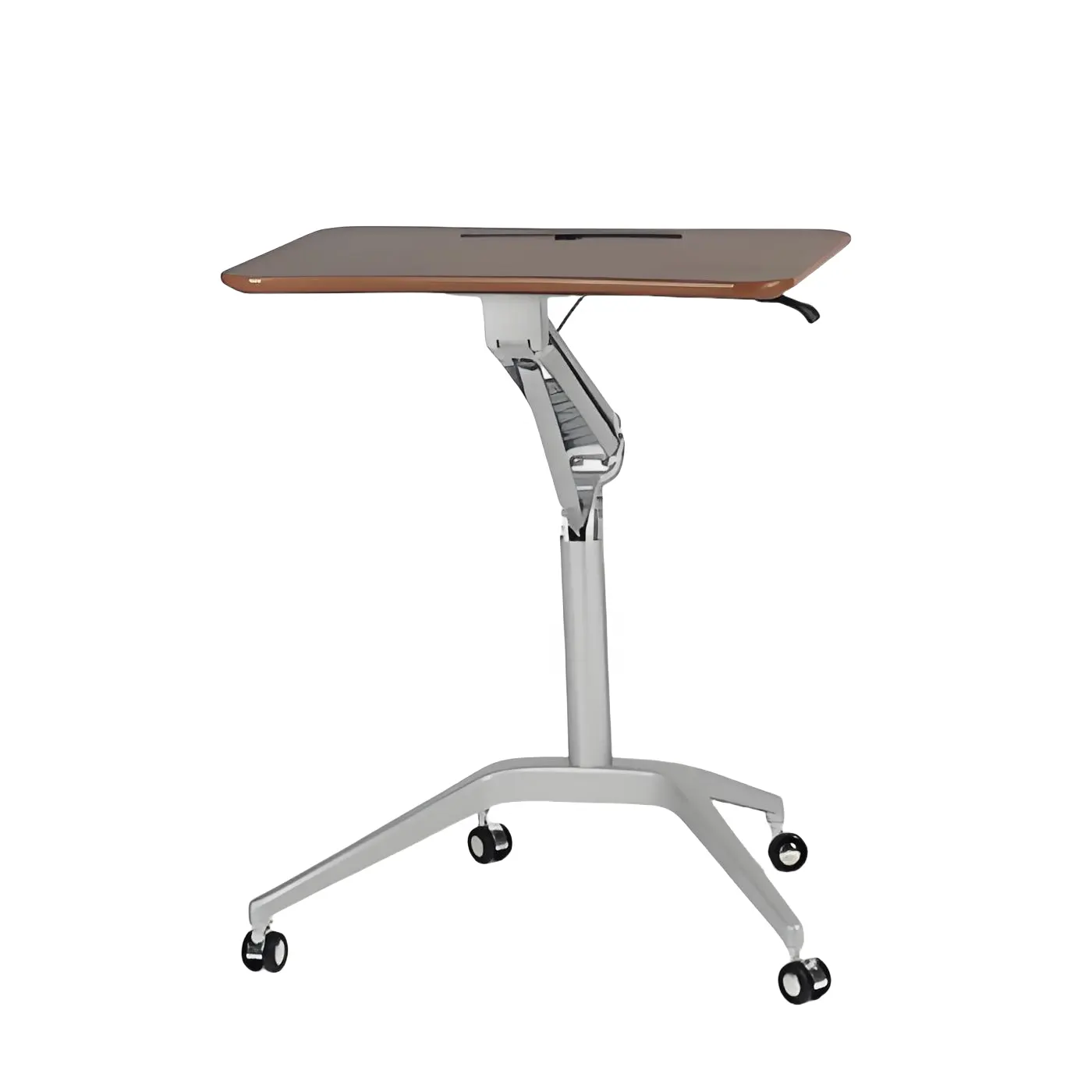 Factory Direct Sale Office Furniture Adjustable Rolling Bedside Table Computer Desk Elevating Computer Table Desk