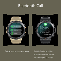 Jam Tangan Pintar SENBONO K56pro Baru untuk Pria, Layar Bundar 1,39 inci, Dial Kustom, Dapat Menjawab Panggilan, Baterai 400mAh, Smartwatch Olahraga Outdoor untuk Pria dan Wanita