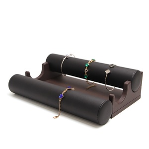 Custom Detachable PU Jewelry Display Stand <b>Watch</b> Headband Bracelet Storage Portable and Durable Storage Box - Product Image 3