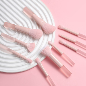Lot <span class=keywords><strong>de</strong></span> 10 mini pinceaux <span class=keywords><strong>de</strong></span> maquillage roses en poils synthétiques pour rouge à lèvres et <span class=keywords><strong>fond</strong></span> <span class=keywords><strong>de</strong></span> <span class=keywords><strong>teint</strong></span> – Vente en gros - Product Image 1