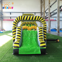 Parcours d'obstacles gonflable Winsun Warrior pour adultes et enfants, jeux d'extérieur - PVC ignifuge, imperméable, installation facile, taille personnalisée