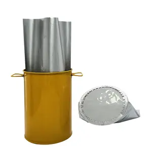 Bolsa de revestimiento personalizada del fabricante, bolsa de fondo redondo de aluminio químico de 200 LT para embalaje de pegamento industrial - Product Image 1