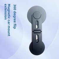 Nouveau support d'écran pour ordinateur portable à double pliage magnétique anti-vibration à 360 degrés, modèle de support d'écran Tesla
