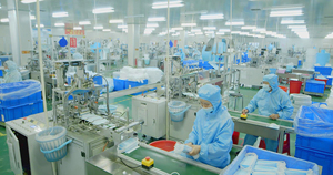 มาส์กหน้ารูปปลาแบบใช้แล้วทิ้งพร้อมสายคล้องจมูกแบบหล่อเย็นและหูที่สบาย - Product Image 6