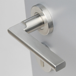 Poignée solide de levier de porte intérieure de maison d'hôtel d'acier inoxydable moderne - Product Image 3