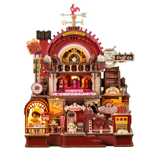 <span class=keywords><strong>Atelier</strong></span> de <span class=keywords><strong>Bricolage</strong></span> en Bois <span class=keywords><strong>pour</strong></span> Desserts : Modèle Mécanique à Assembler, Grand Jouet Fait Main, Cabane à Construire, Cadeau <span class=keywords><strong>pour</strong></span> Femme - Product Image 1
