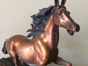 En çok satan bronz at heykel art deco at Feng Shui süs - Product Image 6