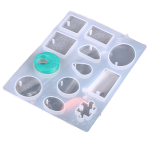 Stampo in silicone a forma di bottiglia, 2 pezzi, resina solida, fiale, pendenti, ornamenti, stampo fai da te, resina epossidica UV, creazione di gioielli - Italia