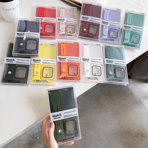 Bracelet de montre en silicone avec cadre d'écran de montre pour <span class=keywords><strong>Apple</strong></span> 49mm 44mm 45mm <span class=keywords><strong>Watch</strong></span> 10 Band - Product Image 2