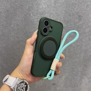 เคสโทรศัพท์แบบหมุนได้ 360 องศา พร้อมที่จับวงแหวนสำหรับ iPhone 17 Pro Max  พร้อมขาตั้งแม่เหล็ก - Product Image 4