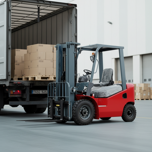 Carrello Elevatore Diesel Fuoristrada da 3-4 Tonnellate per Agricoltura, Edilizia e Cantieri all'Aperto - Product Image 3