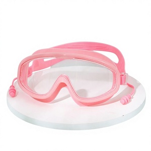 Lunettes de <span class=keywords><strong>natation</strong></span> pour femmes avec logo personnalisé, haute définition, anti-buée, étanches, à grande monture, vente en gros en sachet OPP - Product Image 5