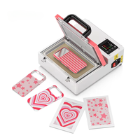Mesin Vakum Sublimasi 3D Ramah Lingkungan Hybons A5 PVM01, Printer Transfer Panas Mini untuk Casing Ponsel Kustom DIY