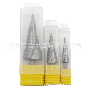 Mr <b>Drill</b> Metric <b>Step</b> <b>Drill</b> Bits 4-32mm Triangular Handle Bright Finish Steel Application - Product Image 2